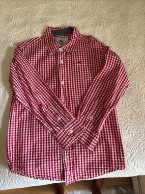 SOUTHBOUND Red Gingham Button-Down Shirt